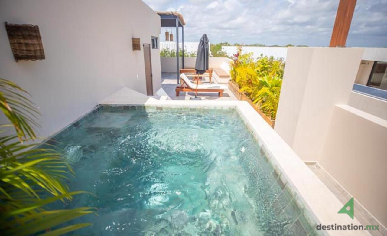 Luxury Apartment With Jacuzzi In Tulum Exterior foto